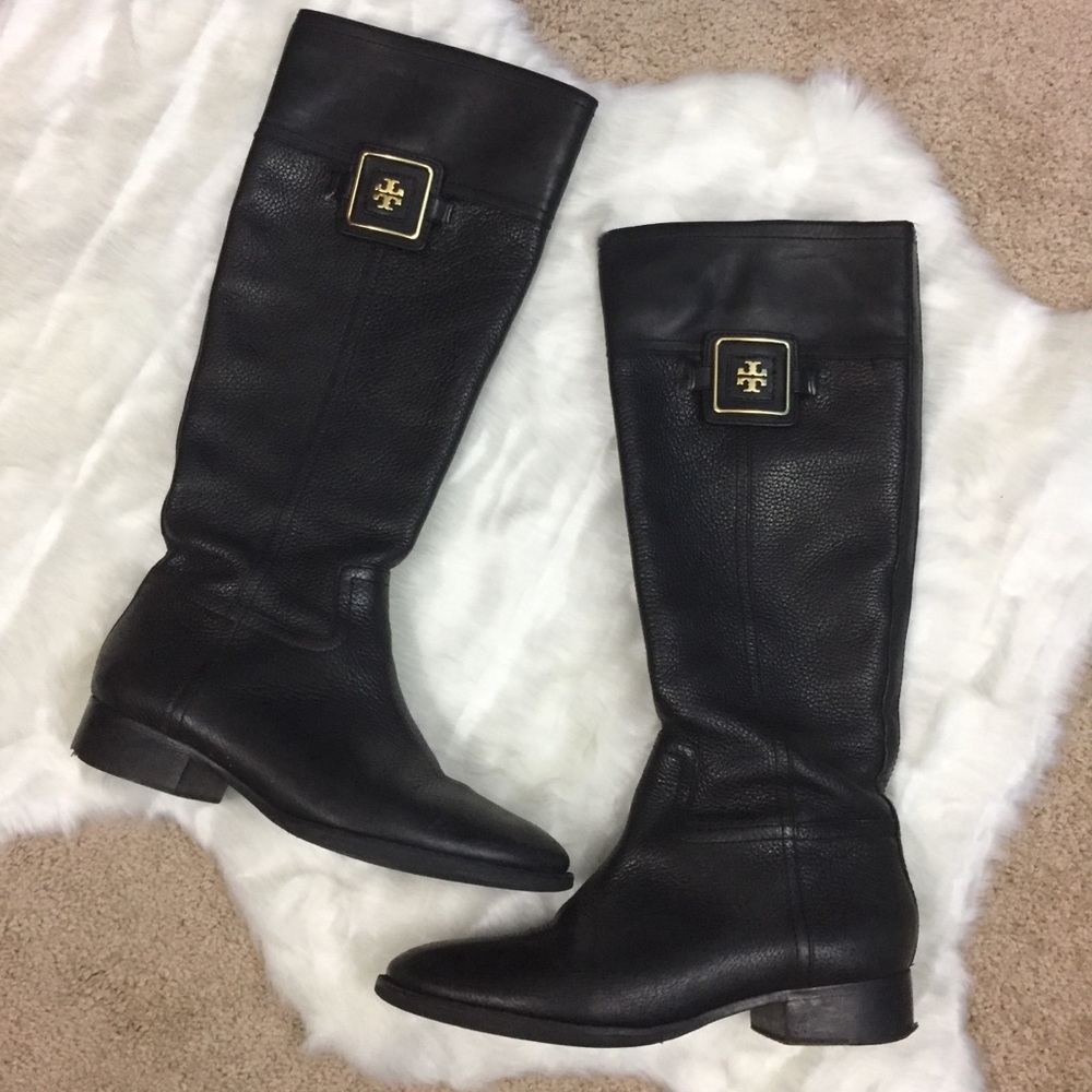 Tory Burch Julian Tall Riding Boots 8 1/2